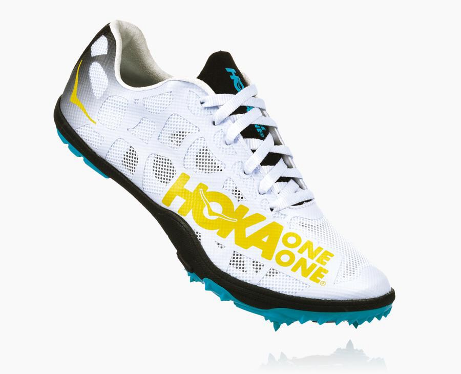 Hoka Australia One One Rocket X - Womens Spikes White - CEBOA-4169